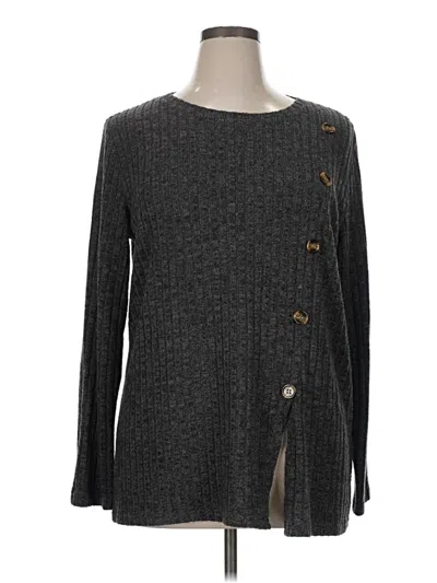 Pre-owned Unbranded Cardigan Sweater In Gray