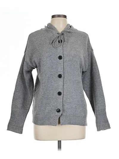 Pre-owned Unbranded Cardigan Sweater In Gray