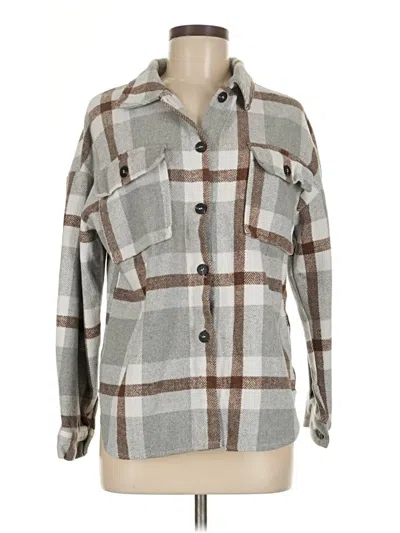 Pre-owned Unbranded Cardigan Sweater In Gray