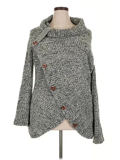 Pre-owned Unbranded Cardigan Sweater In Gray