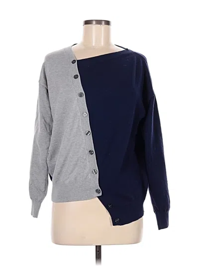 Pre-owned Unbranded Cardigan Sweater In Gray