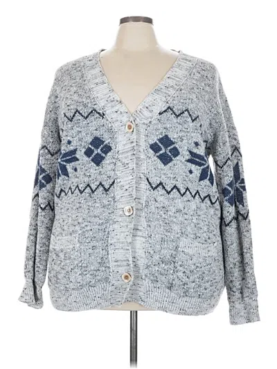 Pre-owned Unbranded Cardigan Sweater In Gray