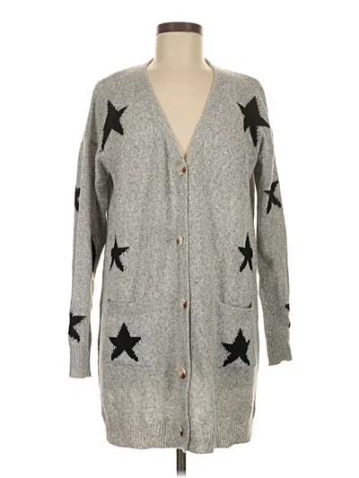 Pre-owned Unbranded Cardigan Sweater In Gray
