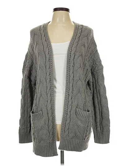 Pre-owned Unbranded Cardigan Sweater In Gray
