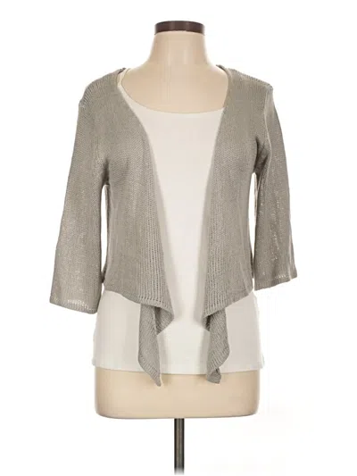 Pre-owned Unbranded Cardigan Sweater In Gray
