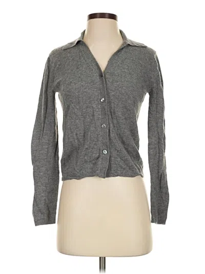 Pre-owned Unbranded Cardigan Sweater In Gray