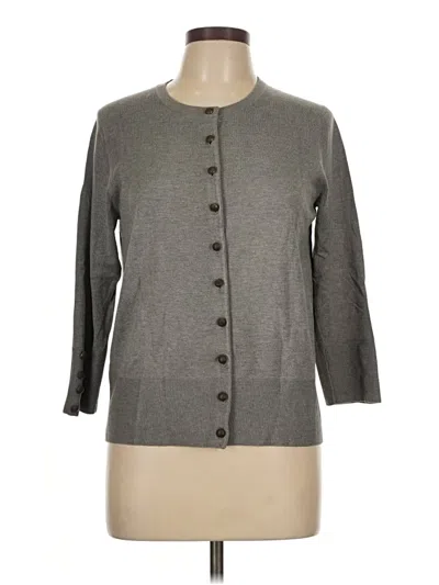 Pre-owned Unbranded Cardigan Sweater In Gray