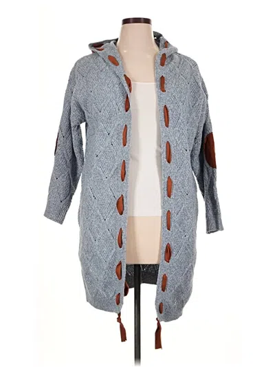 Pre-owned Unbranded Cardigan Sweater In Gray