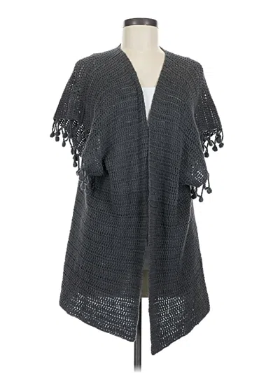 Pre-owned Unbranded Cardigan Sweater In Gray