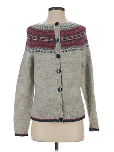 Pre-owned Unbranded Cardigan Sweater In Gray