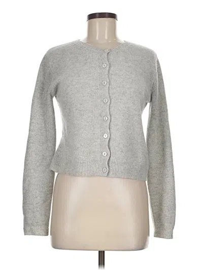 Pre-owned Unbranded Cardigan Sweater In Gray