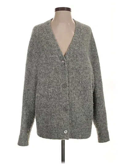 Pre-owned Unbranded Cardigan Sweater In Gray