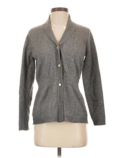 Pre-owned Unbranded Cardigan Sweater In Gray