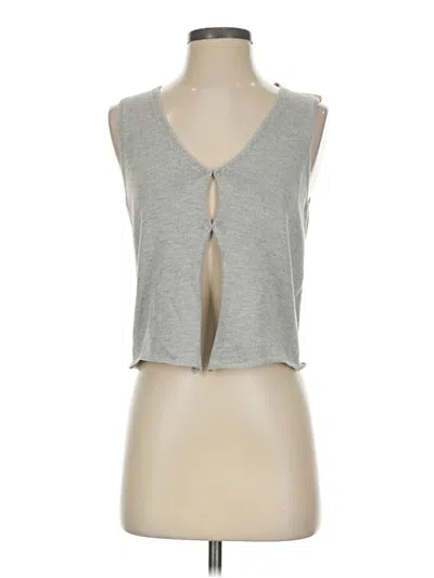 Pre-owned Unbranded Cardigan Sweater In Gray
