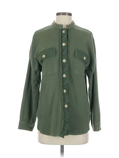 Pre-owned Unbranded Cardigan Sweater In Green