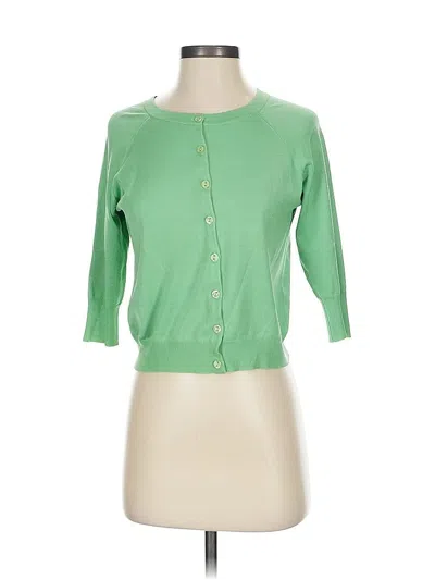 Pre-owned Unbranded Cardigan Sweater In Green