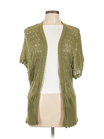 Pre-owned Unbranded Cardigan Sweater In Green