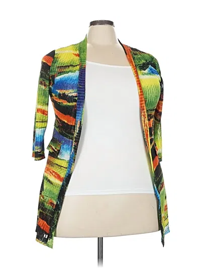 Pre-owned Unbranded Cardigan Sweater In Green