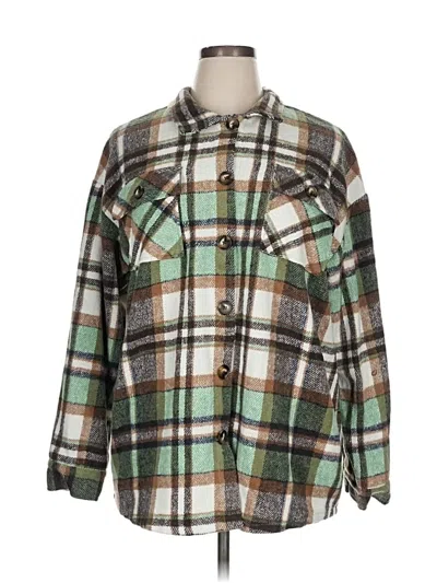 Pre-owned Unbranded Cardigan Sweater In Green