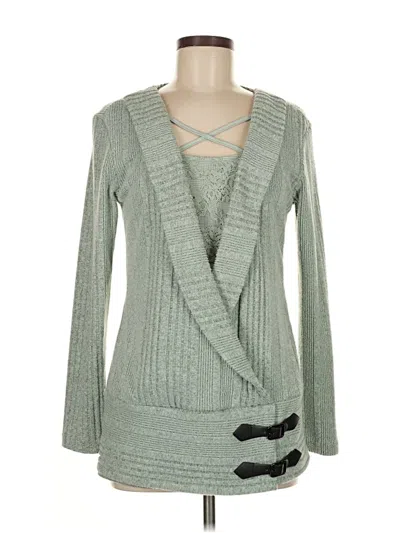 Pre-owned Unbranded Cardigan Sweater In Green
