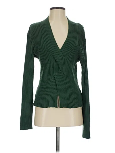 Pre-owned Unbranded Cardigan Sweater In Green