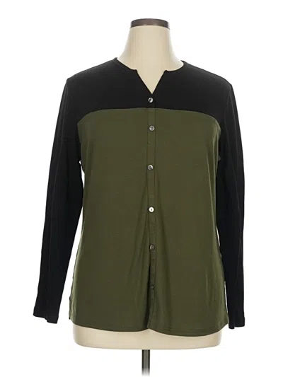 Pre-owned Unbranded Cardigan Sweater In Green