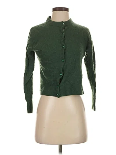 Pre-owned Unbranded Cardigan Sweater In Green