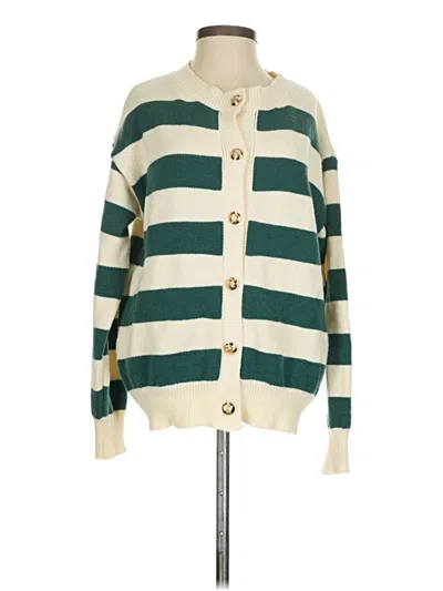 Pre-owned Unbranded Cardigan Sweater In Green