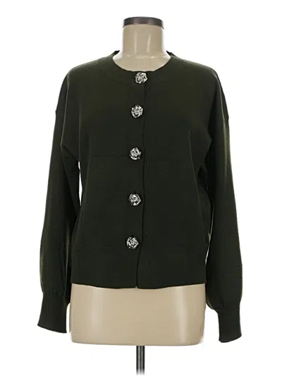 Pre-owned Unbranded Cardigan Sweater In Green