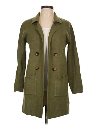Pre-owned Unbranded Cardigan Sweater In Green