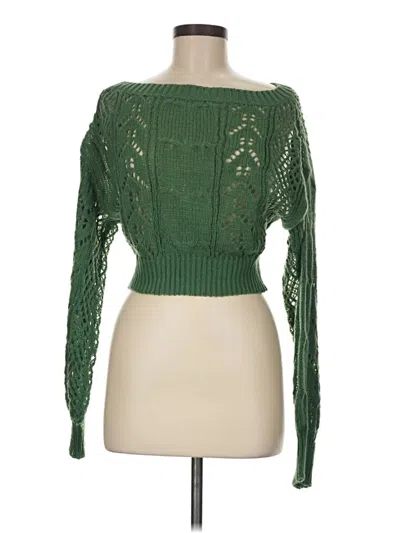 Pre-owned Unbranded Cardigan Sweater In Green
