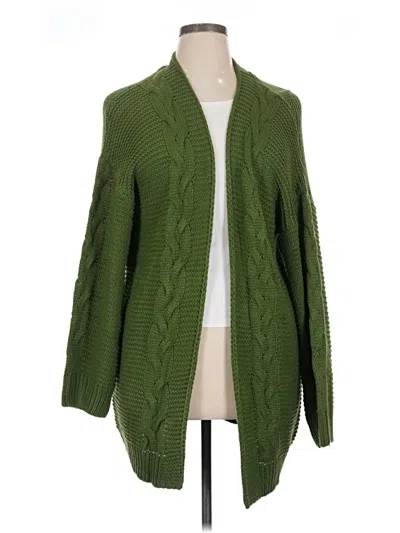 Pre-owned Unbranded Cardigan Sweater In Green