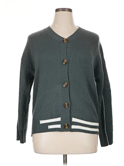 Pre-owned Unbranded Cardigan Sweater In Green