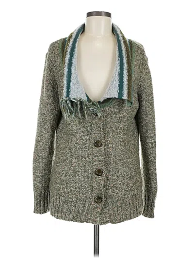 Pre-owned Unbranded Cardigan Sweater In Green