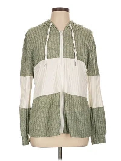 Pre-owned Unbranded Cardigan Sweater In Green