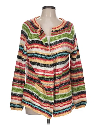 Pre-owned Unbranded Cardigan Sweater In Green