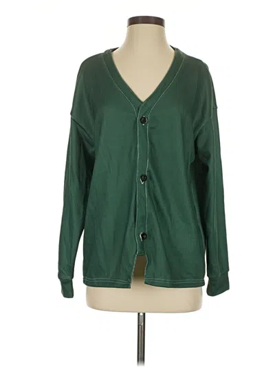 Pre-owned Unbranded Cardigan Sweater In Green