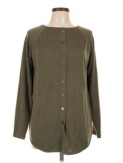 Pre-owned Unbranded Cardigan Sweater In Green
