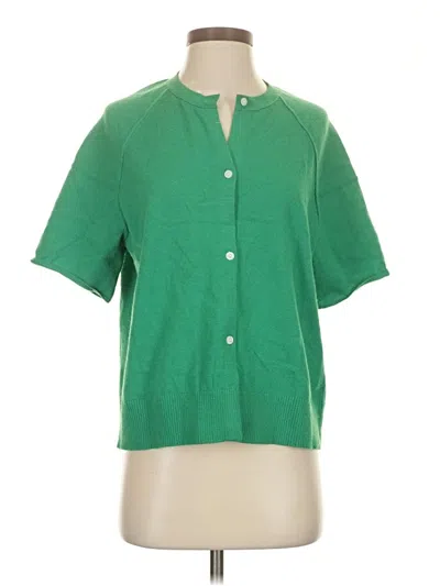 Pre-owned Unbranded Cardigan Sweater In Green