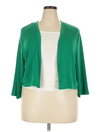 Pre-owned Unbranded Cardigan Sweater In Green