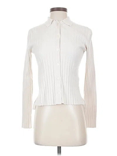 Pre-owned Unbranded Cardigan Sweater In Ivory