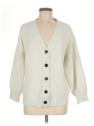 Pre-owned Unbranded Cardigan Sweater In Ivory