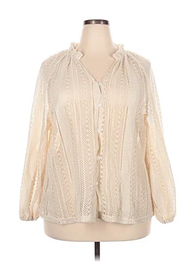 Pre-owned Unbranded Cardigan Sweater In Ivory