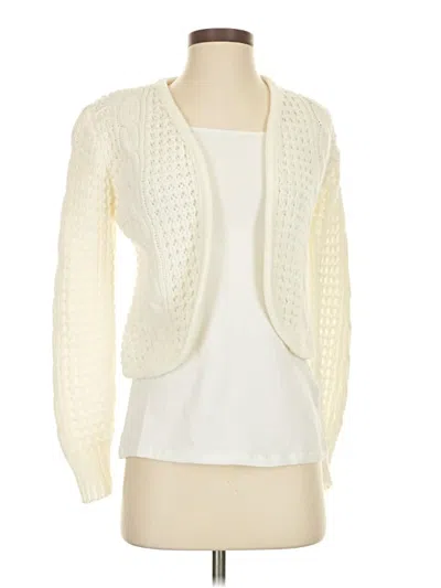 Pre-owned Unbranded Cardigan Sweater In Ivory
