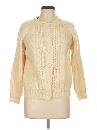 Pre-owned Unbranded Cardigan Sweater In Ivory
