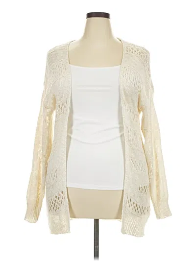 Pre-owned Unbranded Cardigan Sweater In Ivory