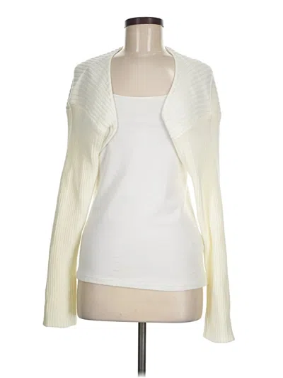 Pre-owned Unbranded Cardigan Sweater In Ivory