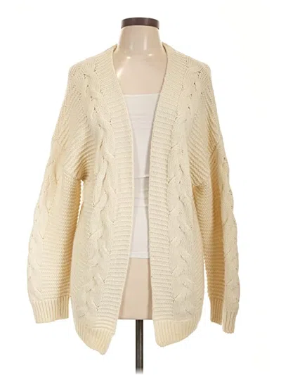 Pre-owned Unbranded Cardigan Sweater In Ivory