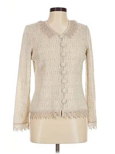 Pre-owned Unbranded Cardigan Sweater In Ivory