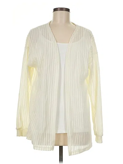 Pre-owned Unbranded Cardigan Sweater In Ivory